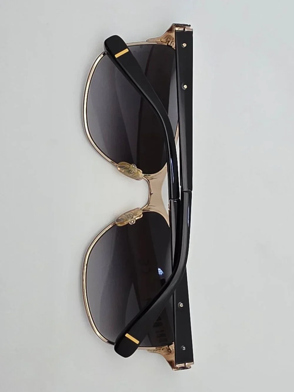 Bobbi Brown The Ruby 006 Black Gold Frame Grey Gradient Lens Cat Eye Sunglasses